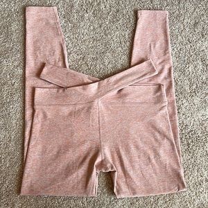 Beyond Yoga East Bound Spacedye Legging - Size M peach pink light tan pants soft